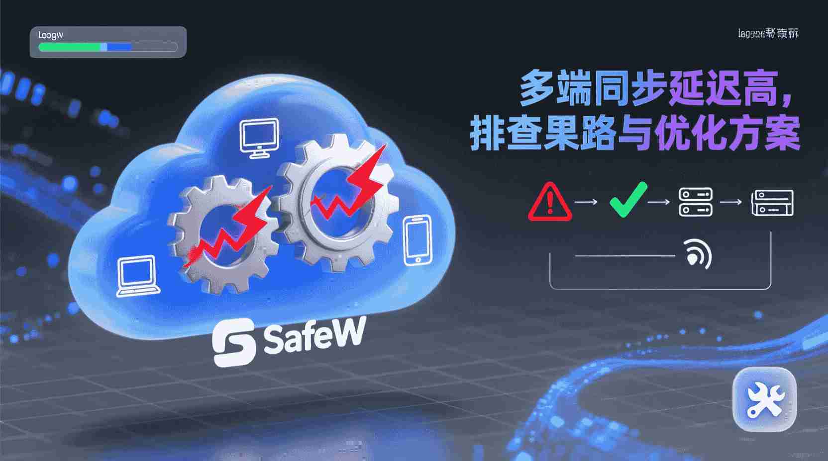 SafeW加密同步延迟, 多端同步延迟诊断, SafeW性能优化步骤, 如何降低SafeW同步延迟, SafeW网络延迟排查方法, 加密同步工具延迟对比, SafeW官方优化指南, SafeW教程