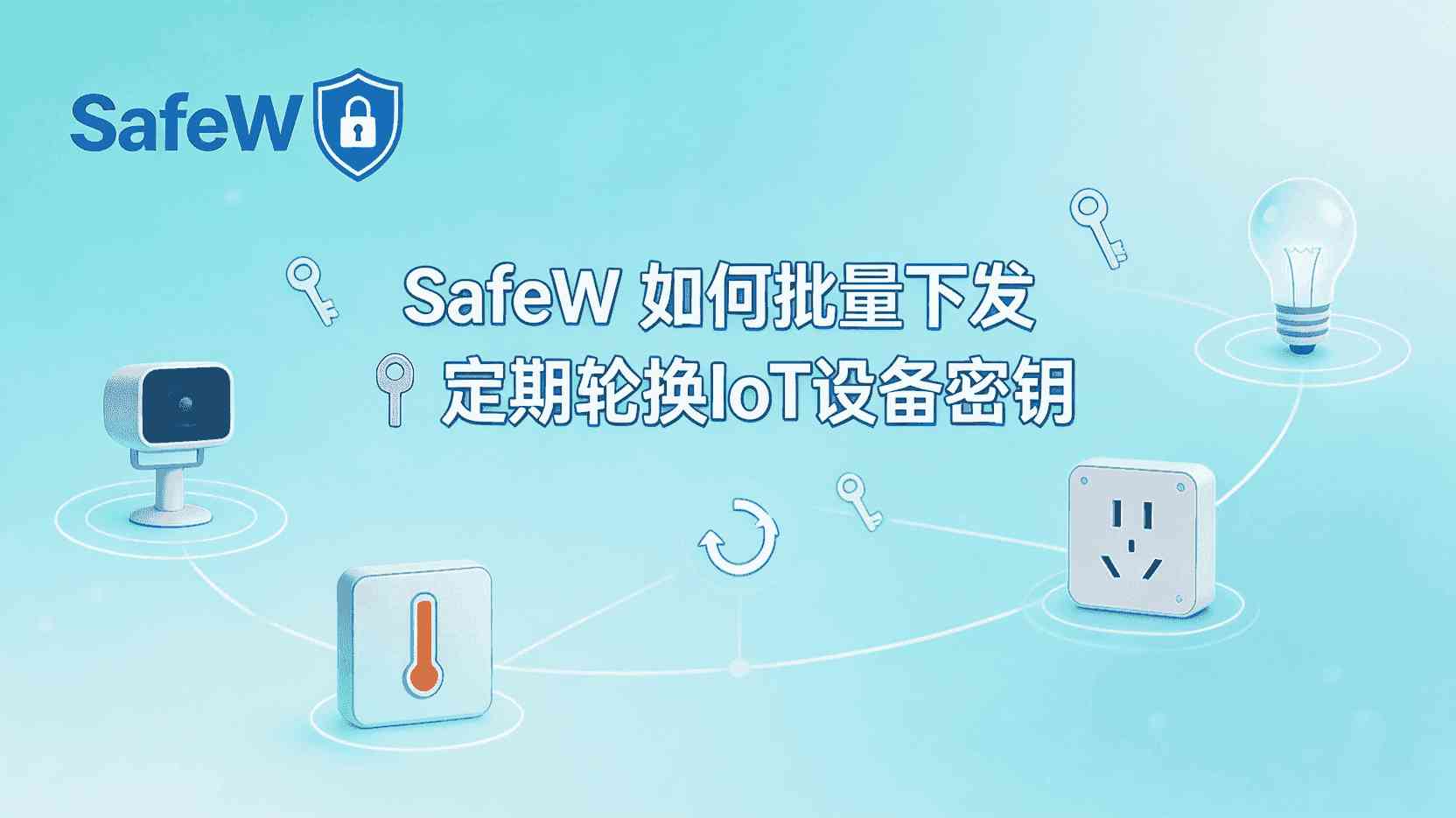 SafeW如何批量下发IoT密钥, SafeW自动轮换密钥设置步骤, 边缘节点密钥生命周期管理, IoT设备密钥失效怎么办, SafeW轮换策略与并发优化, 密钥下发失败排查方法, SafeW是否支持定时轮换, 自动化密钥管理最佳实践